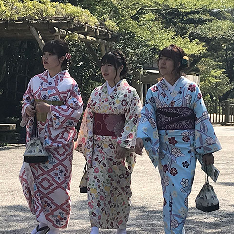 National Dress in Kyoto, Japan